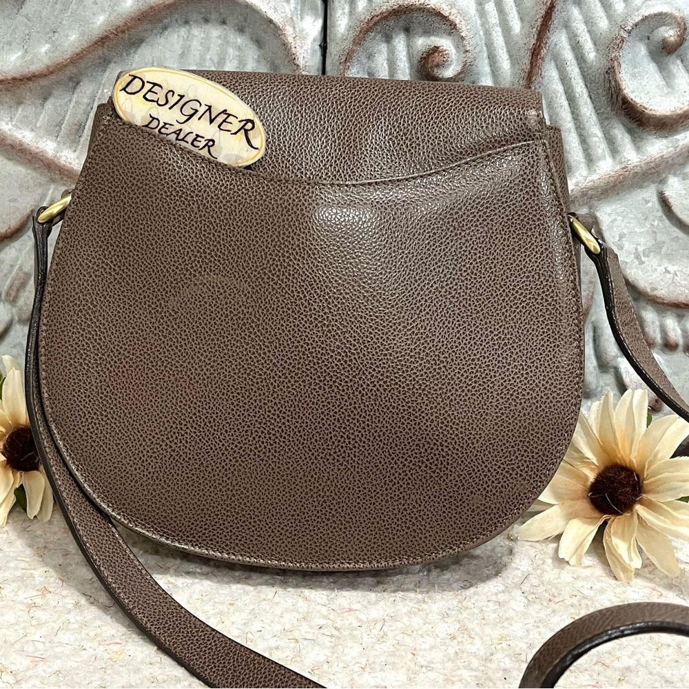 COACH Vintage Madison Carlyle Leather Crossbody 4410 Brown Made In Italy 🇮🇹 - Picture 4 of 15